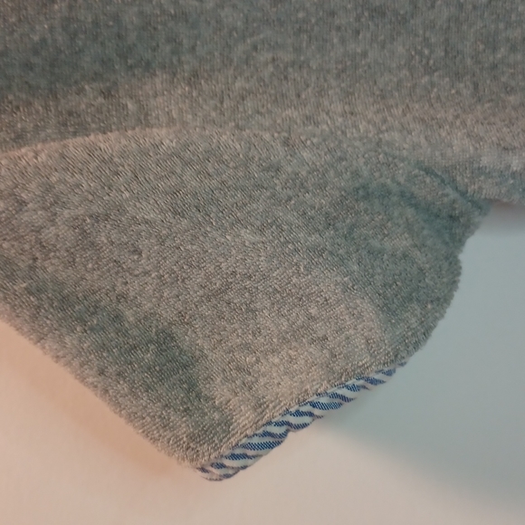 Tommy Hilfiger sleepwear top grey (gray) size s/p fuzzy and warm short sleeves - Picture 4 of 8